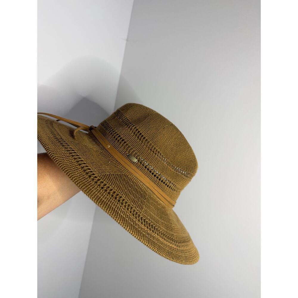 Scala Felicity Knit Safari Fedora Hat 22 inches all around One size fits most - Picture 2 of 7